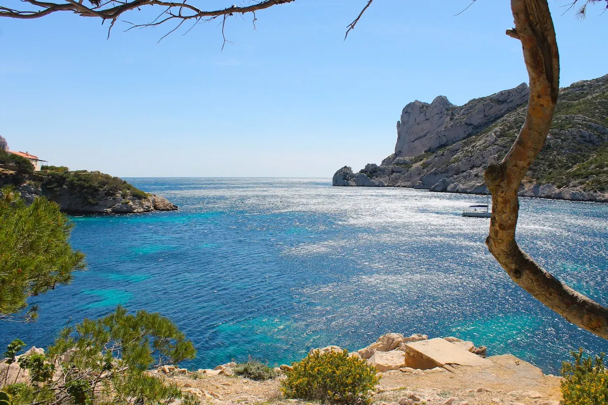 Crique turquoise des Calanques de Cassis